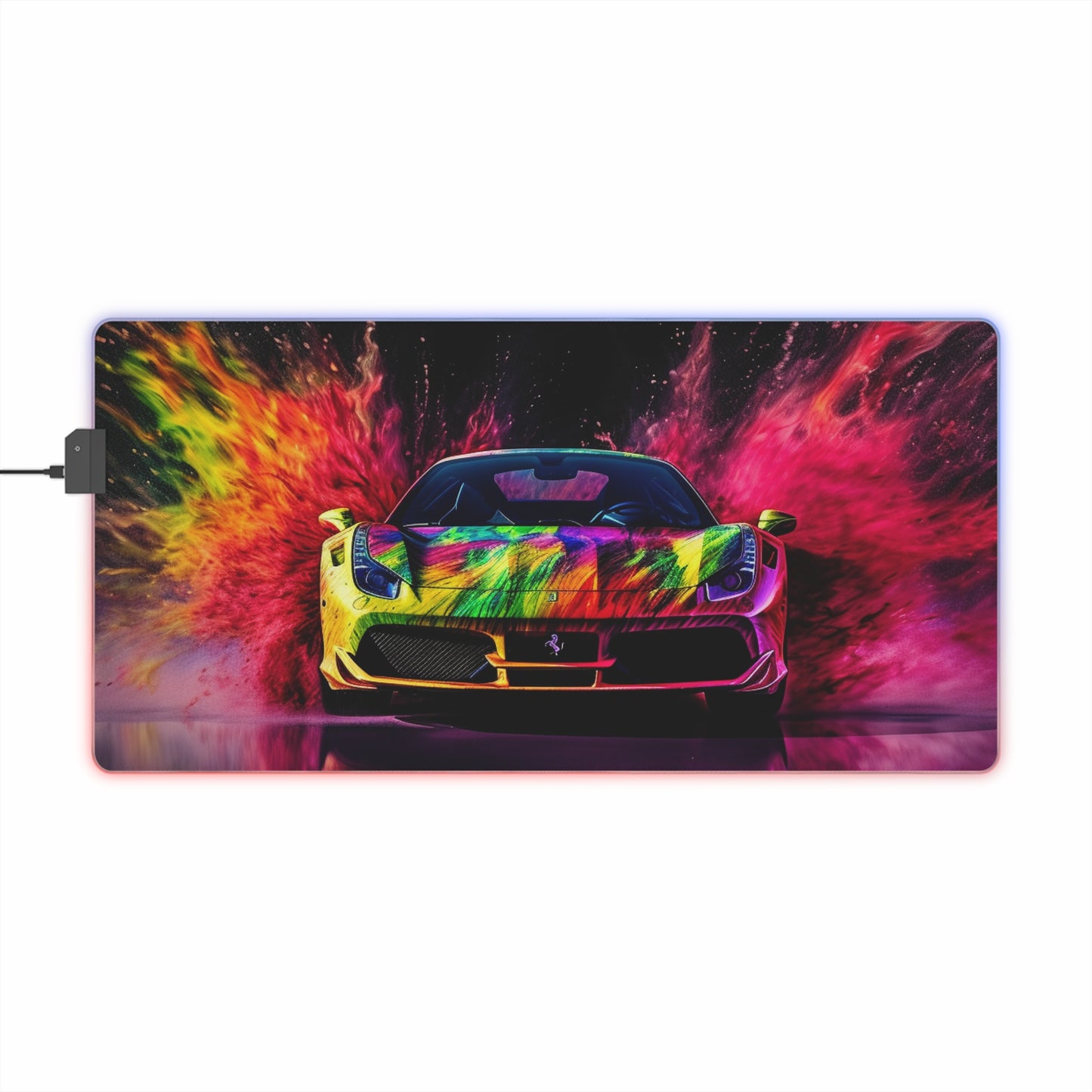 LED Gaming Mouse Pad Farrari Water 2