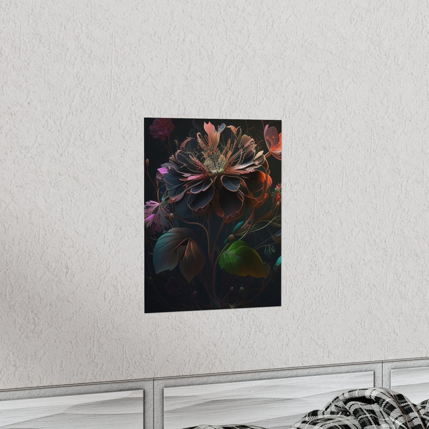 Premium Matte Vertical Posters Flower Arangment 2