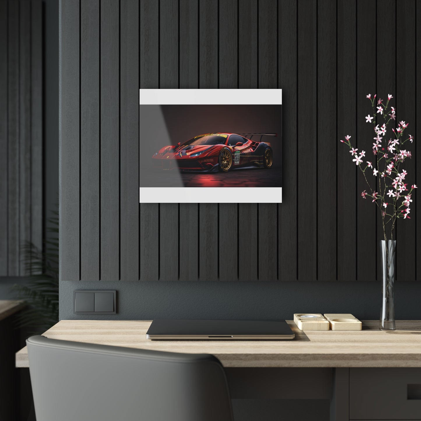 Acrylic Prints Ferrari Red 1