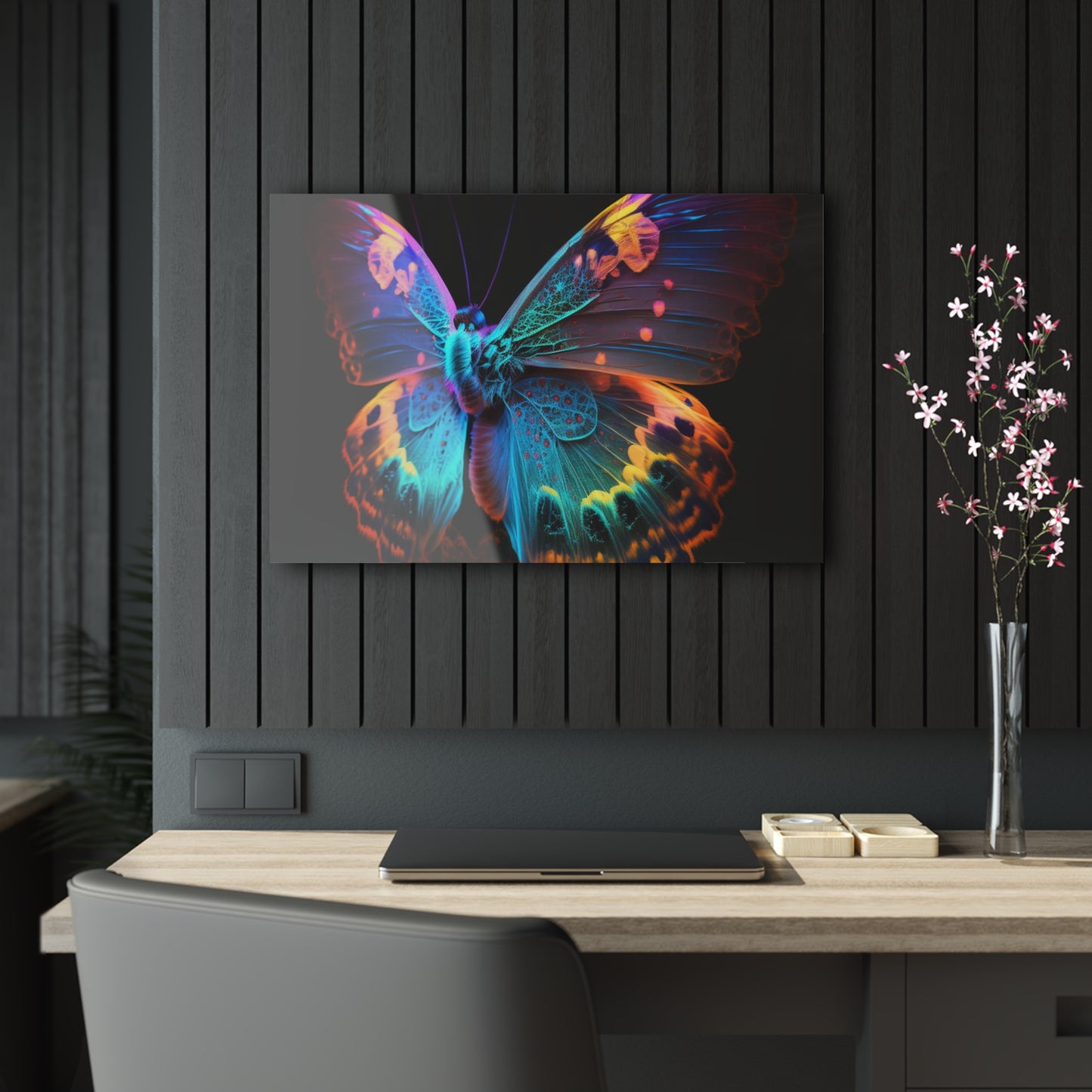 Acrylic Prints Raw Hyper Color Butterfly 4