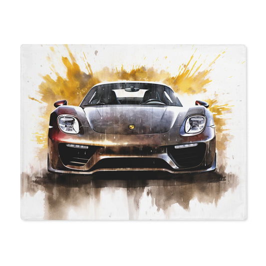 Placemat, 1pc 918 Spyder white background driving fast with water splashing 1