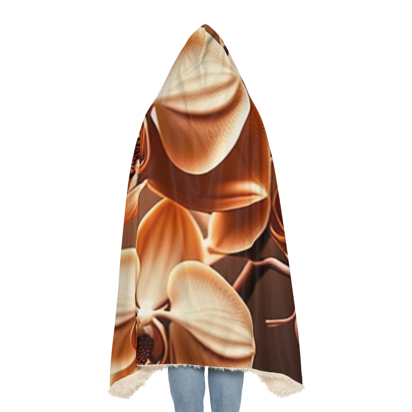 Snuggle Hooded Blanket orchid pedals 3
