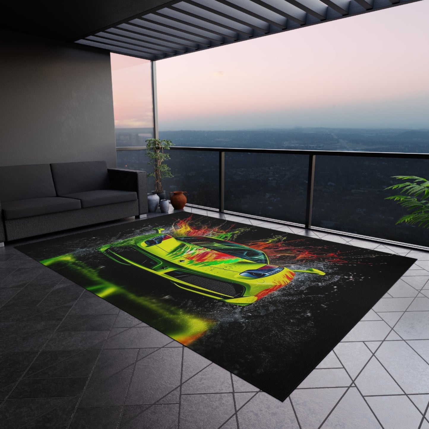 Outdoor Rug  Farrari Water 1