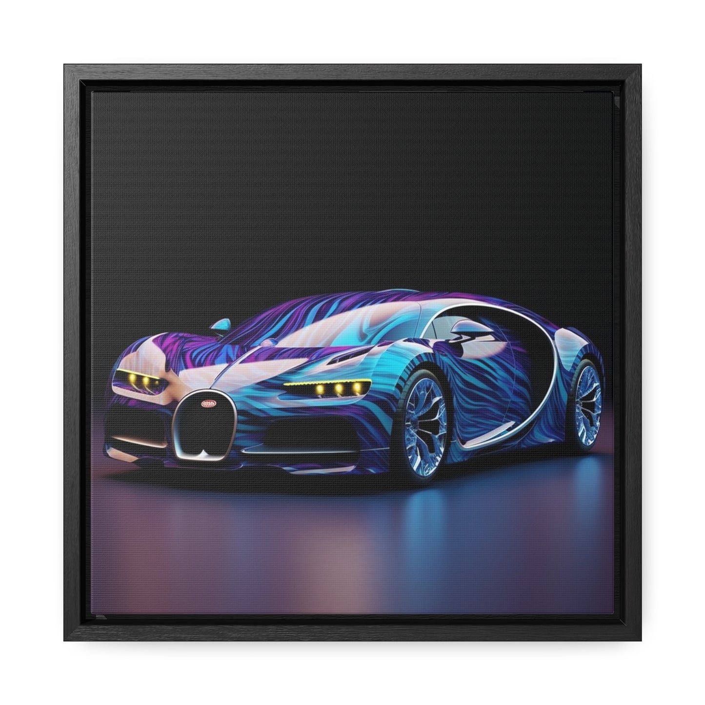 Gallery Canvas Wraps, Square Frame Bugatti Abstract Flair 3