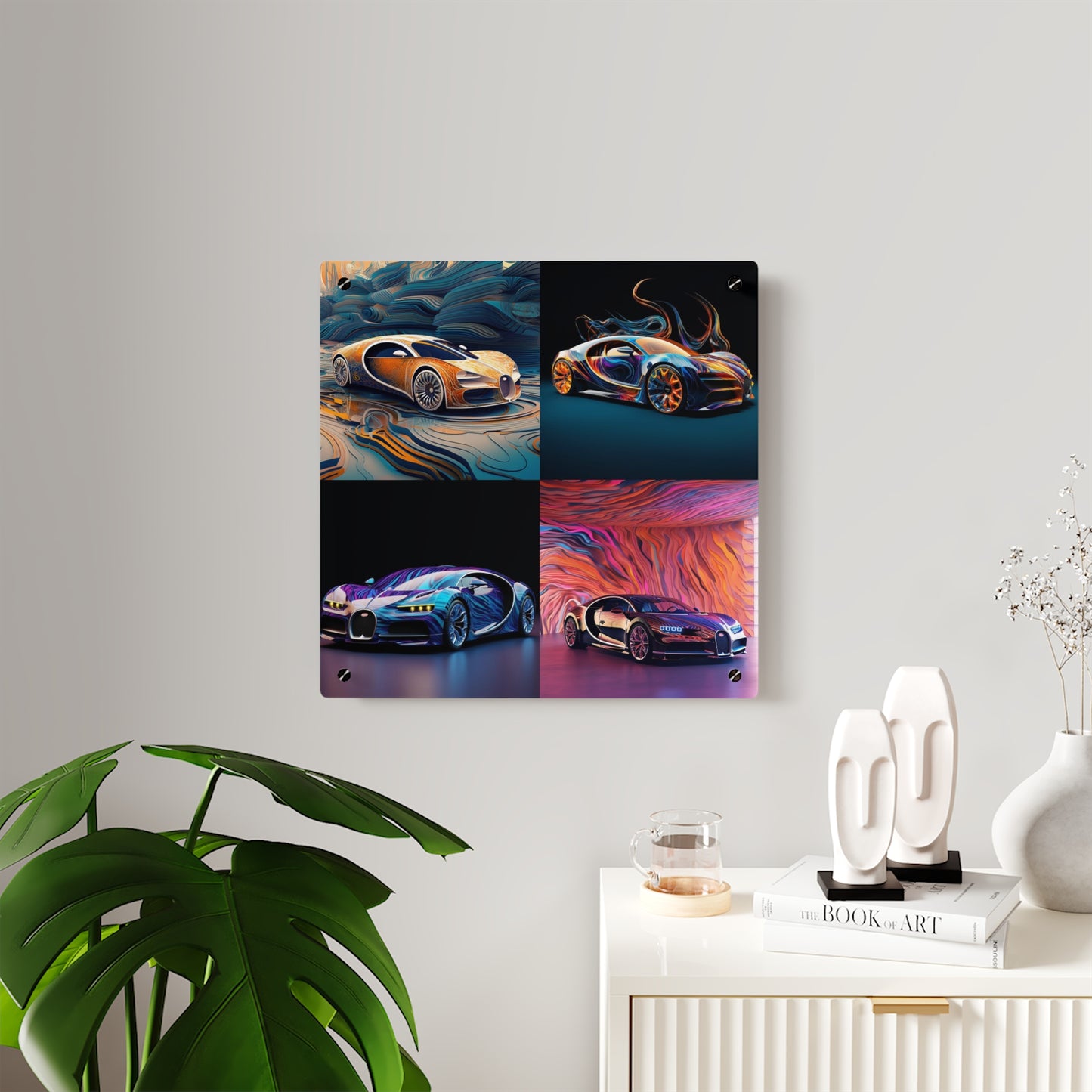 Acrylic Wall Art Panels Bugatti Abstract Flair 5