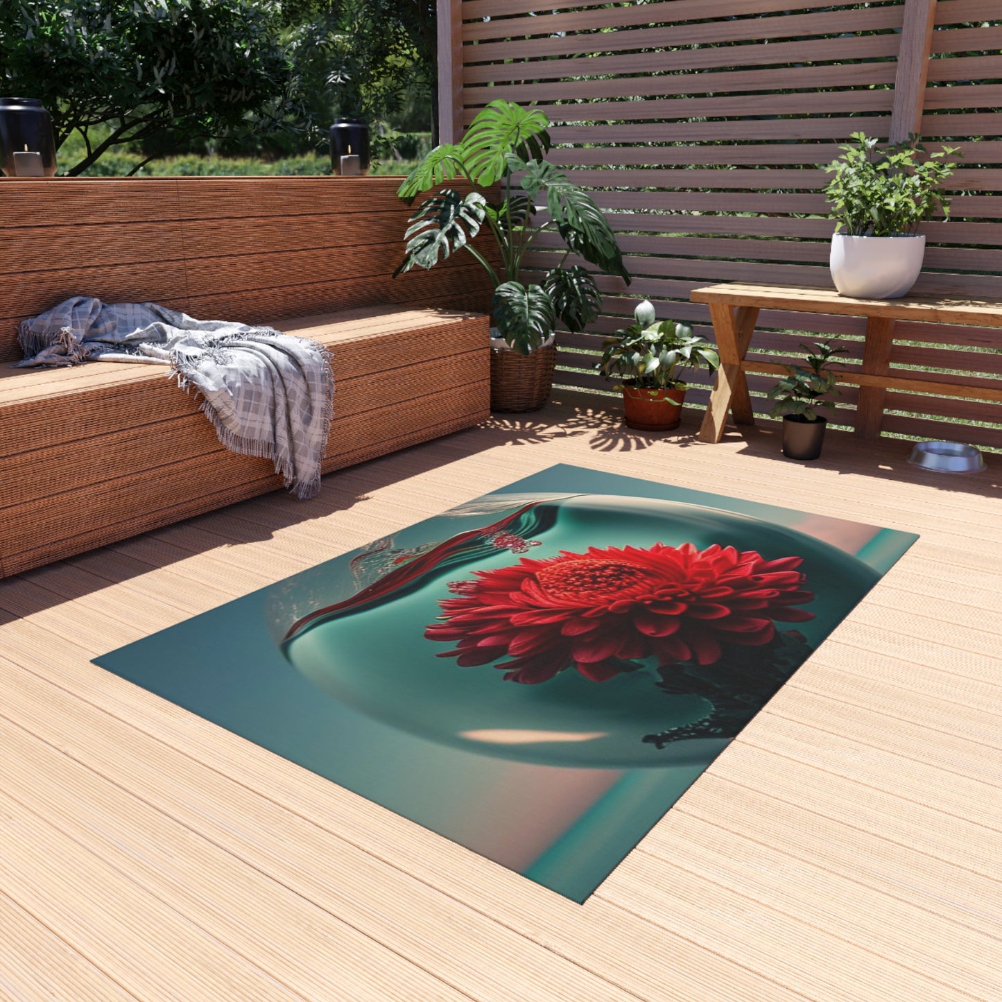 Outdoor Rug  Chrysanthemum 4