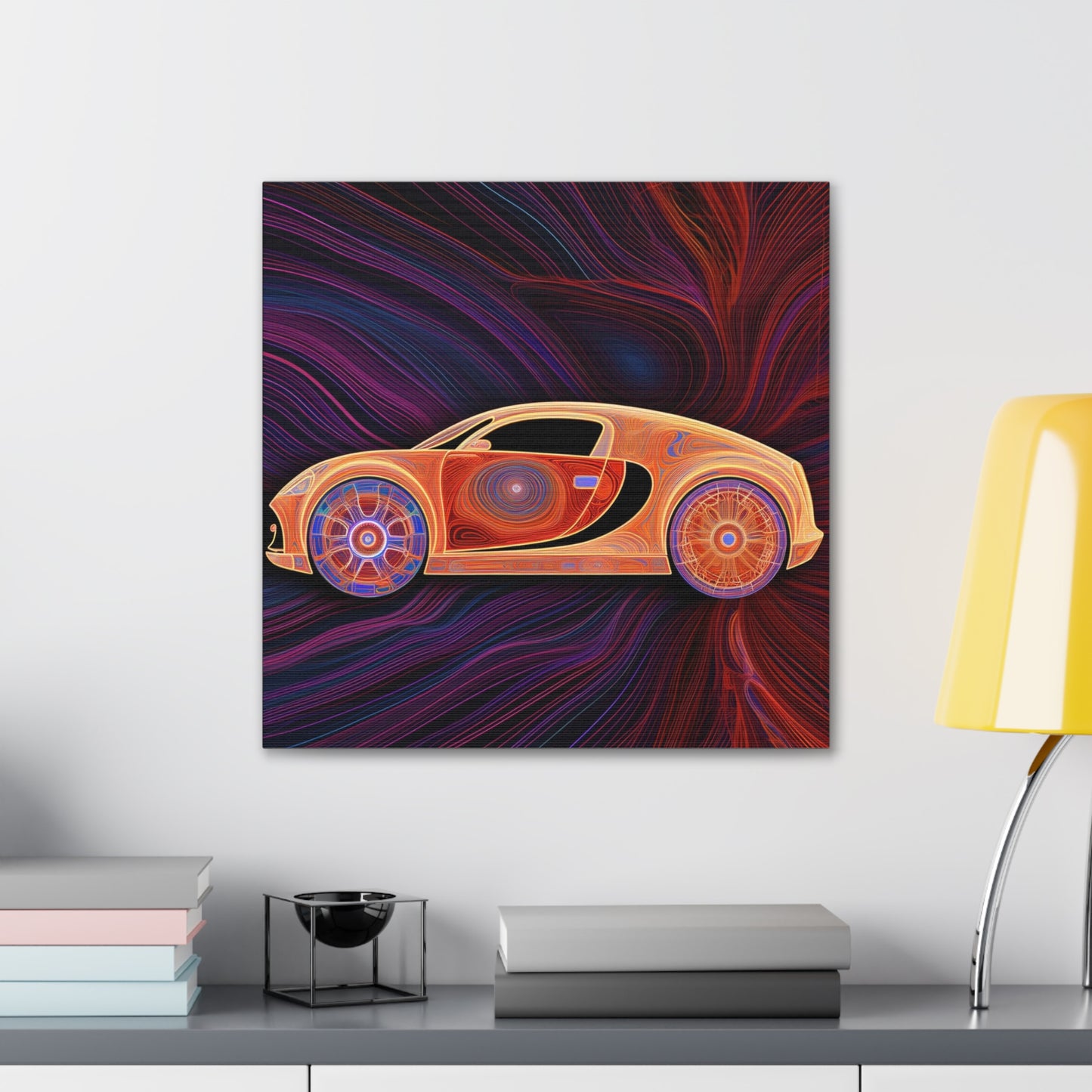 Canvas Gallery Wraps Bugatti Abstract Concept 2