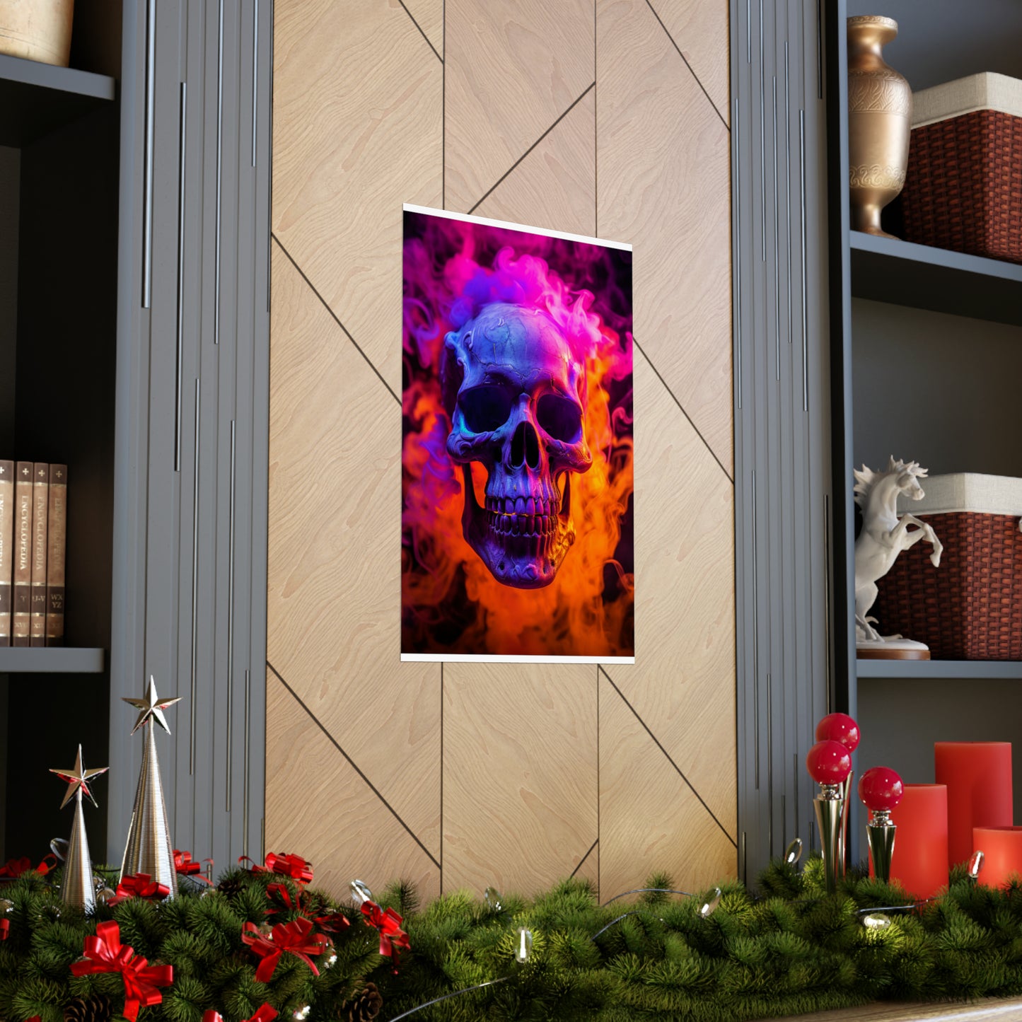 Premium Matte Vertical Posters Macro Skull 4