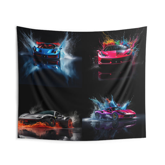 Indoor Wall Tapestries Ferrari Water Splash 5