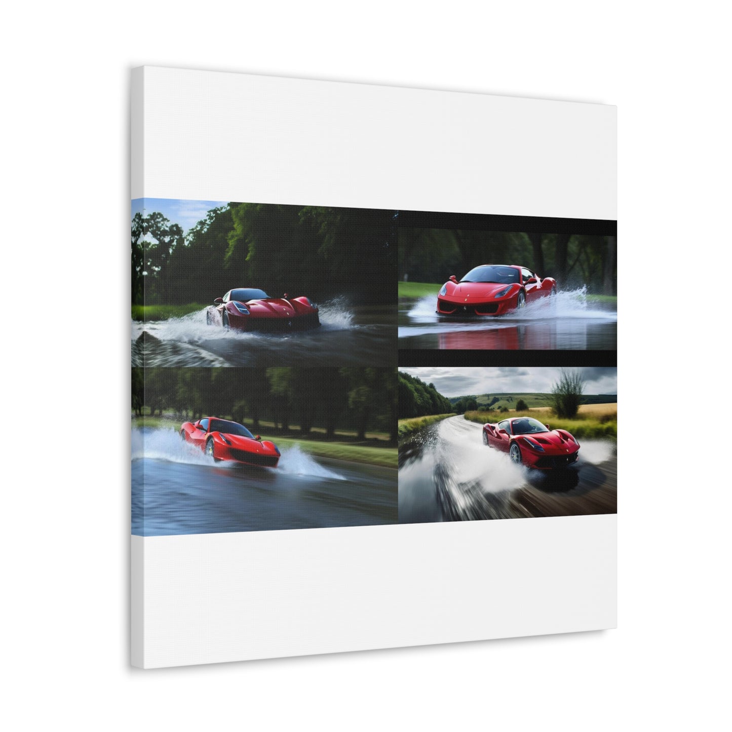 Canvas Gallery Wraps Water Ferrari Splash 5