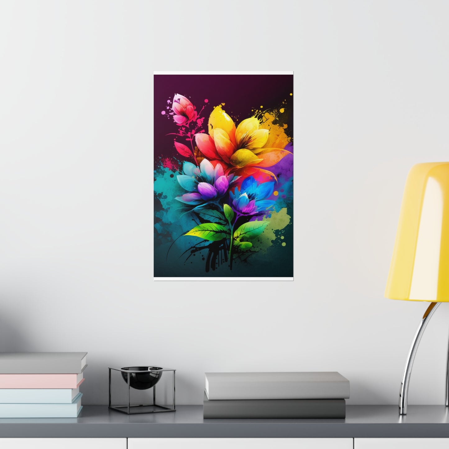 Premium Matte Vertical Posters Bright Spring Flowers 3