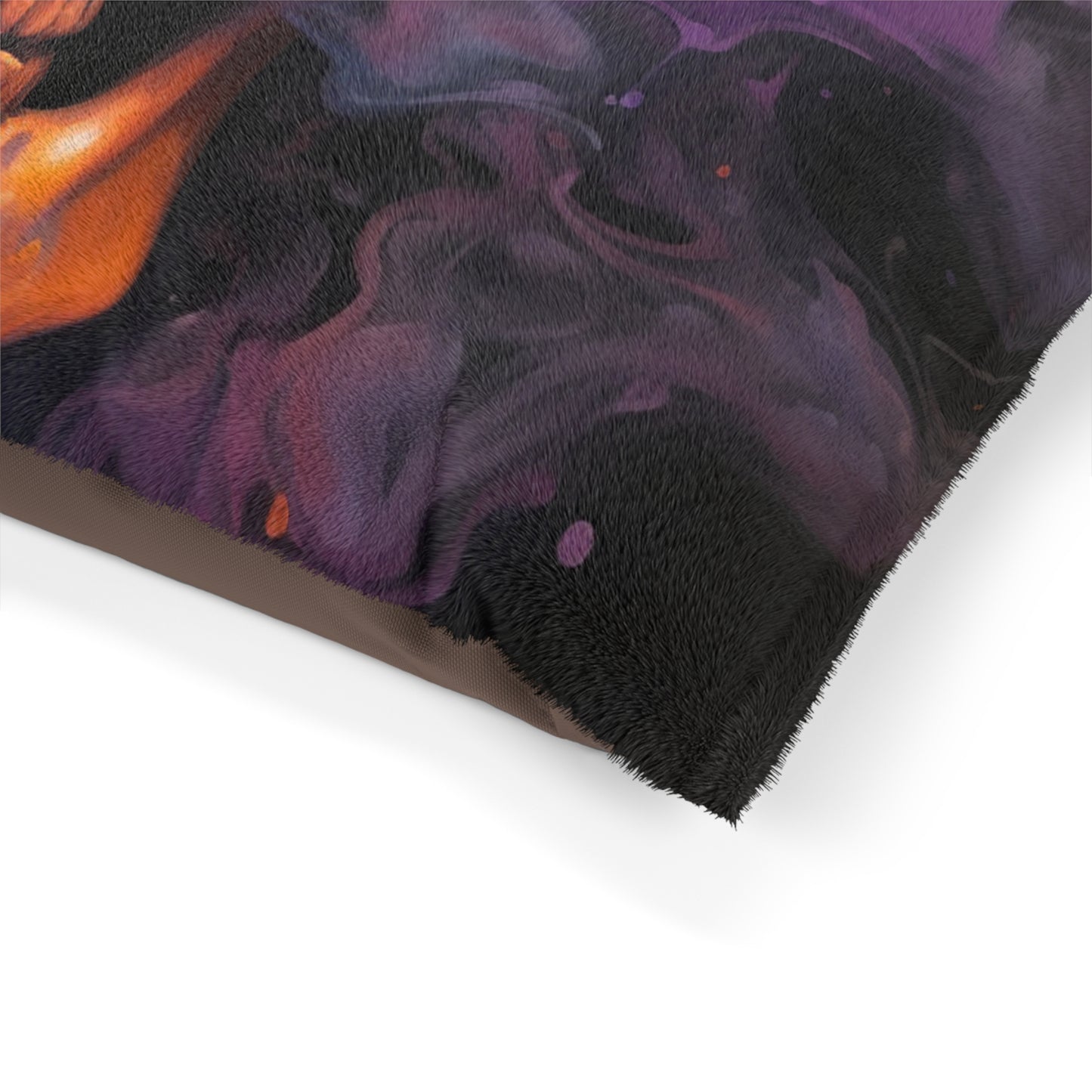 Pet Bed Skull Flames 4