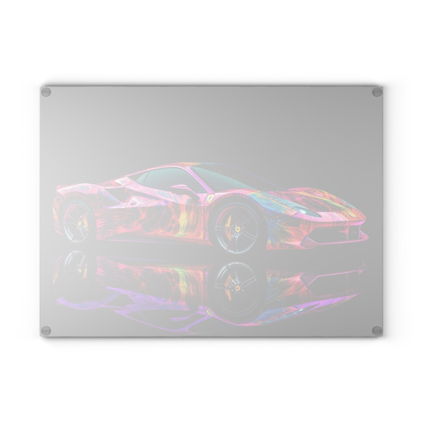 Glass Cutting Board Ferrari Color 4