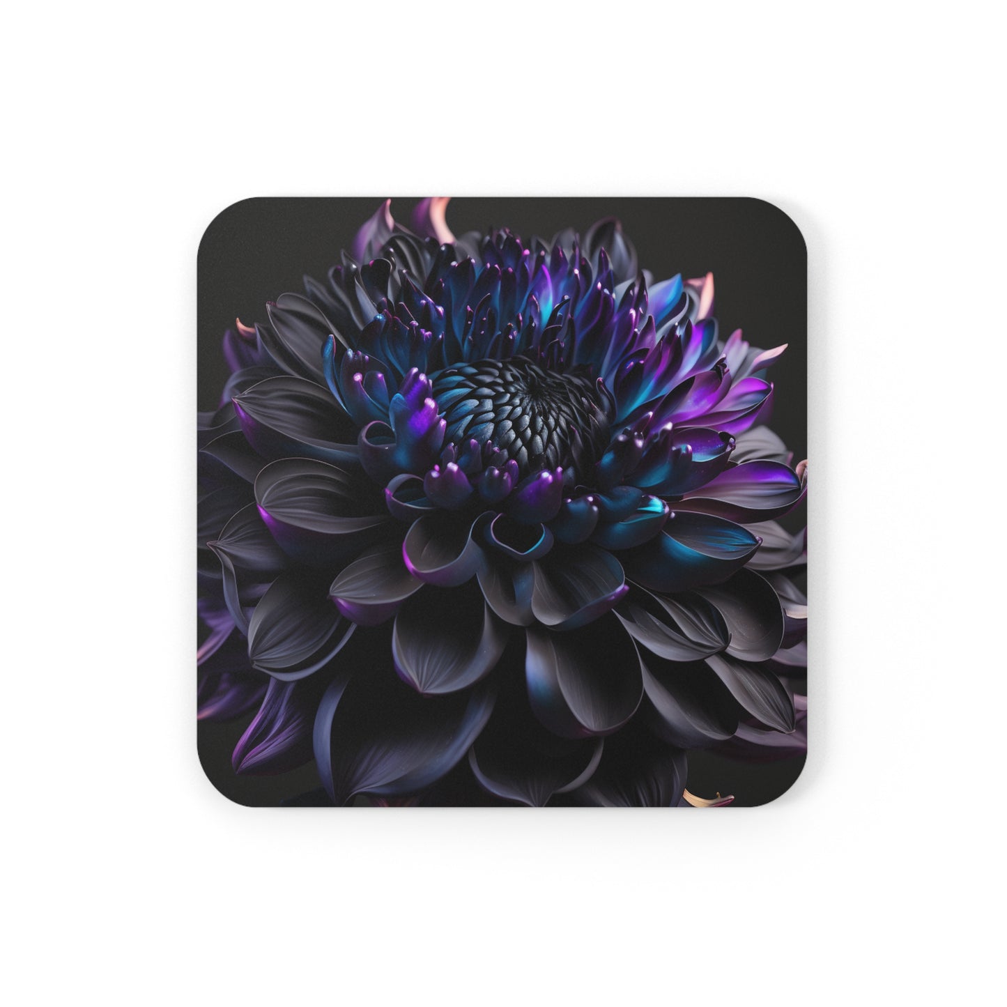 Corkwood Coaster Set Dahlia Purple 2