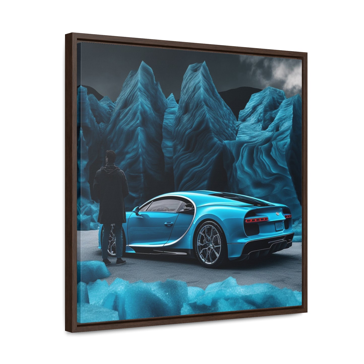 Gallery Canvas Wraps, Square Frame Bugatti Real Look 3