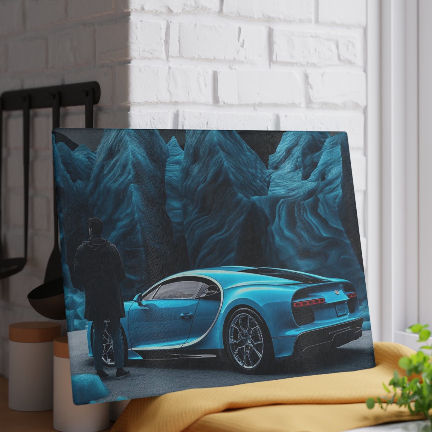 Glass Cutting Board Bugatti Real Look 3