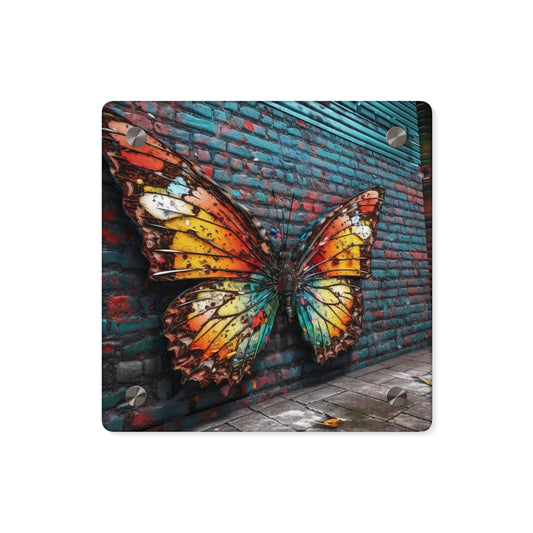 Acrylic Wall Art Panels Liquid Street Butterfly 2