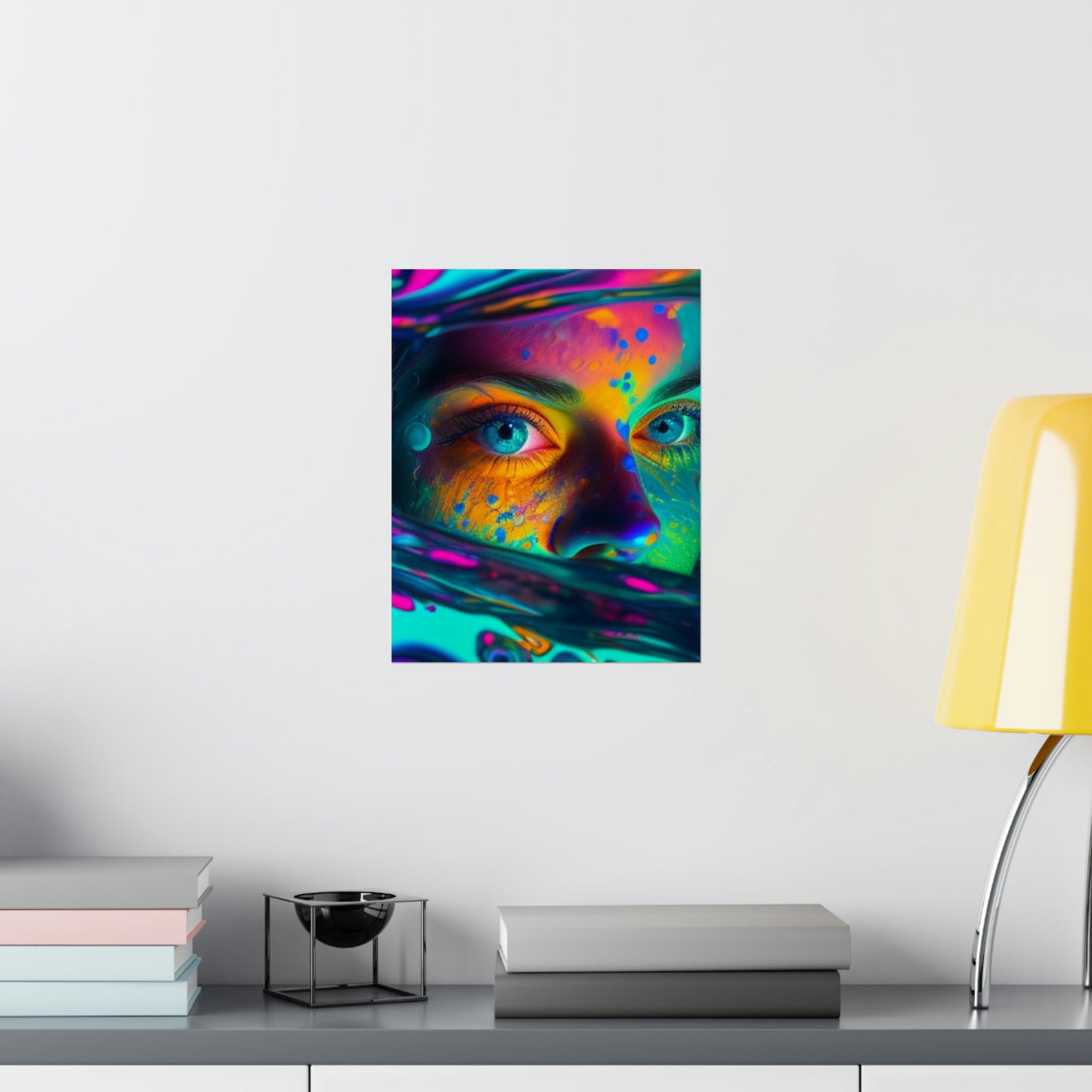 Premium Matte Vertical Posters Florescent Glow 3