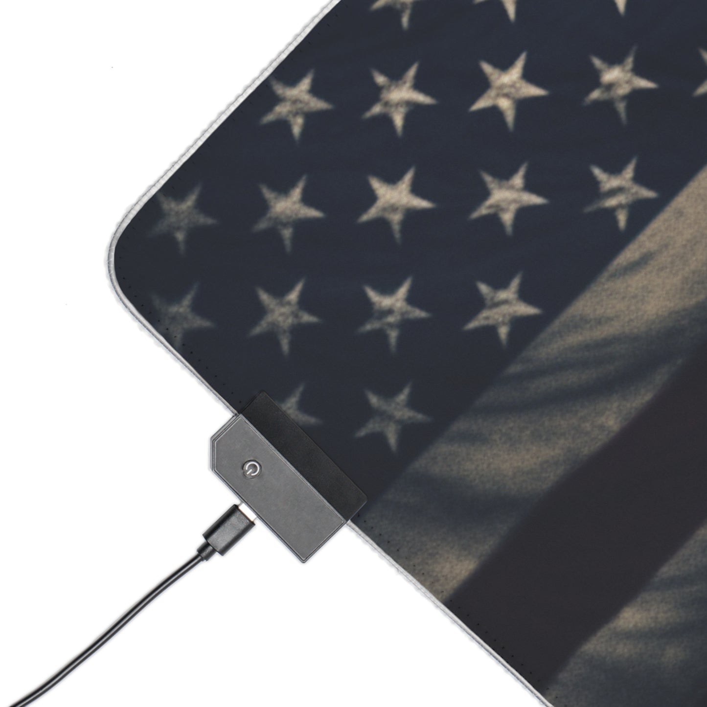 LED Gaming Mouse Pad Bugatti American Flag 3