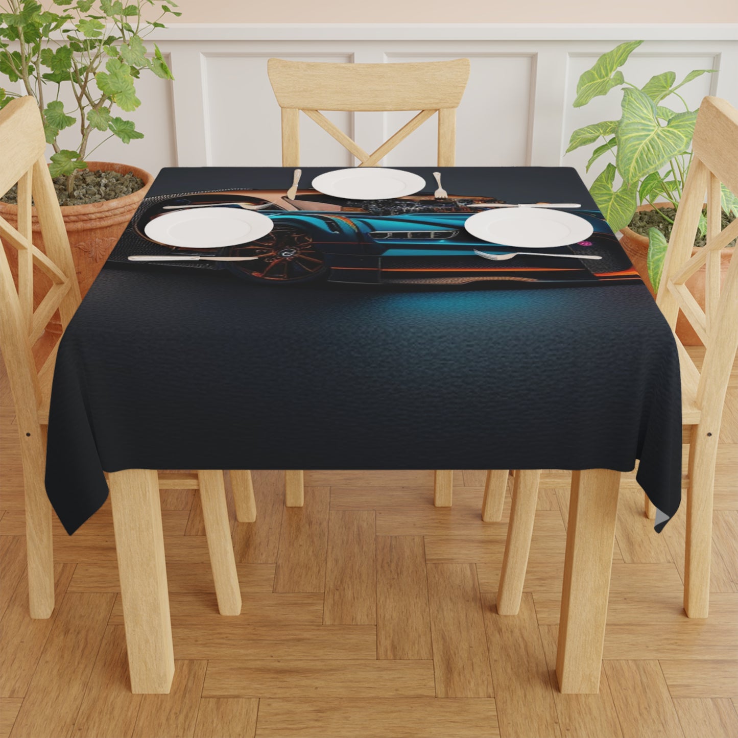 Tablecloth Bugatti Blue 4