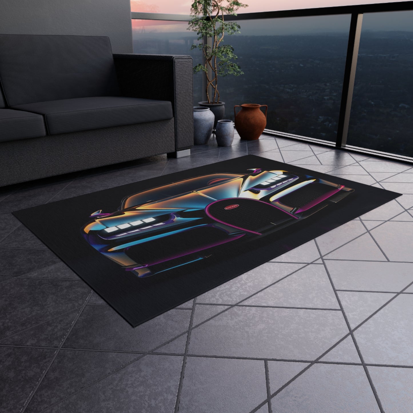 Outdoor Rug  Hyper Bugatti Chiron 1