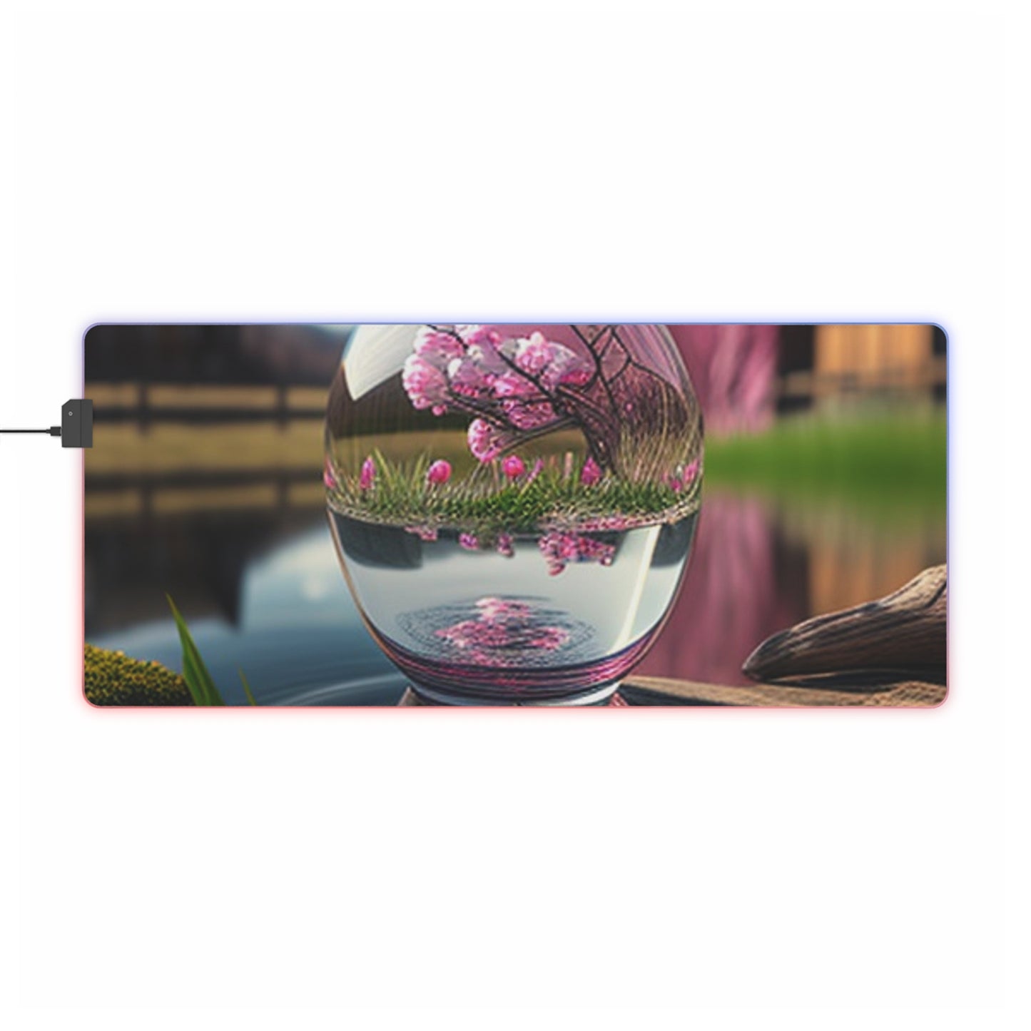LED Gaming Mouse Pad Cherry Blossom 2