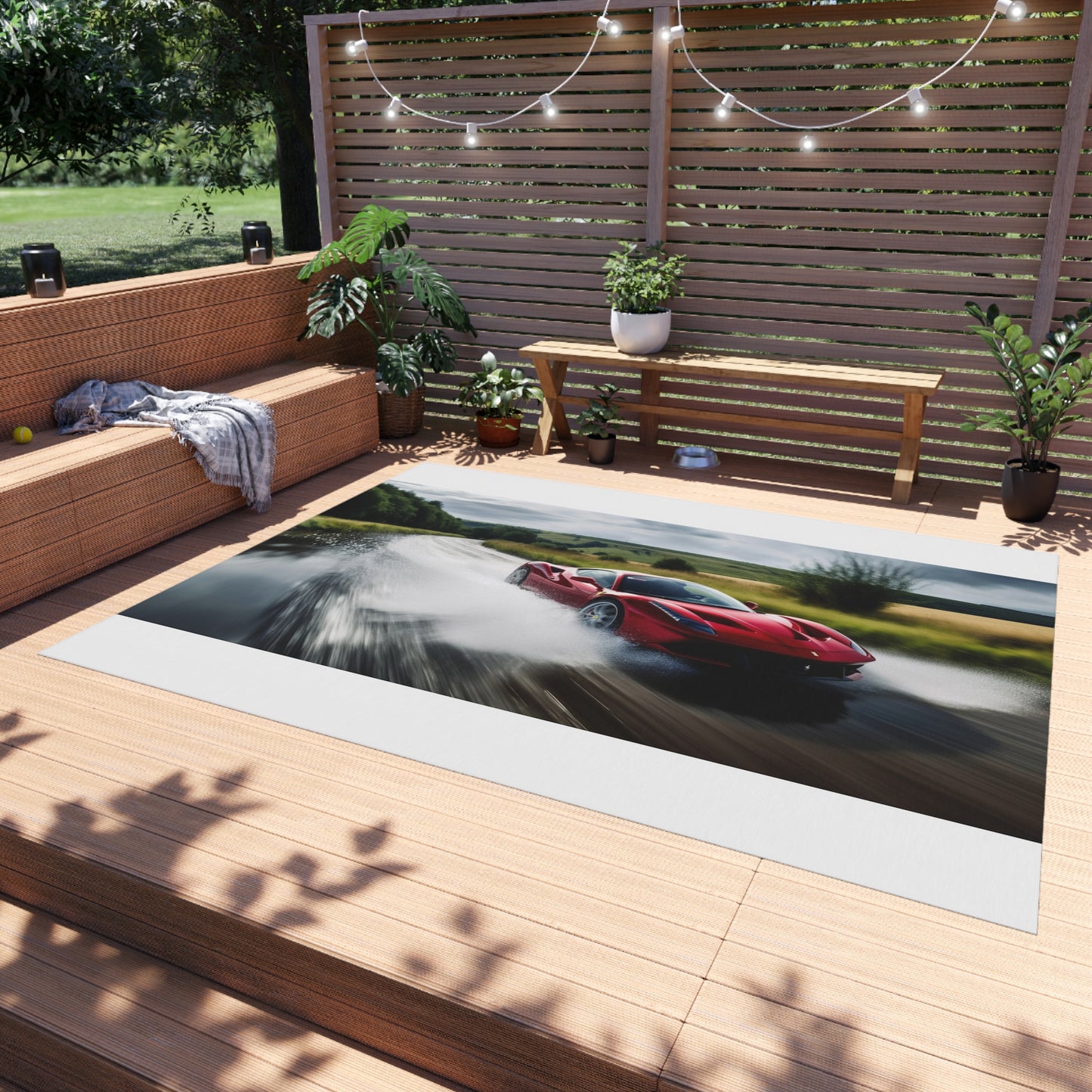 Outdoor Rug  Water Ferrari Splash 4