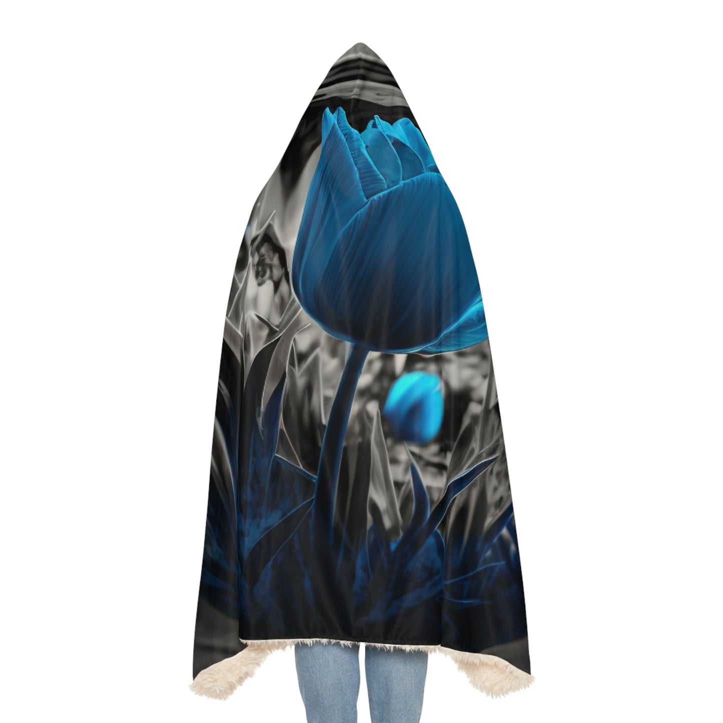 Snuggle Hooded Blanket Tulip Blue 6