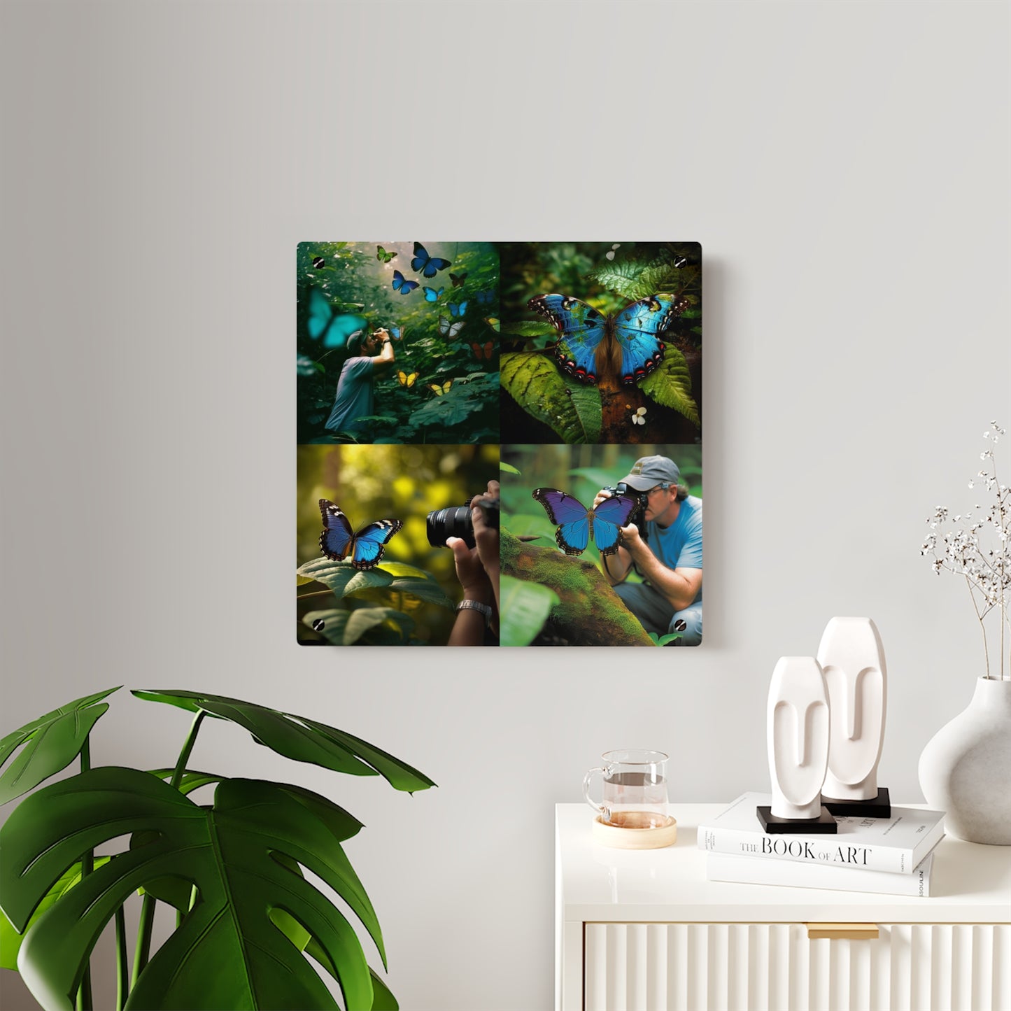 Acrylic Wall Art Panels Jungle Butterfly 5