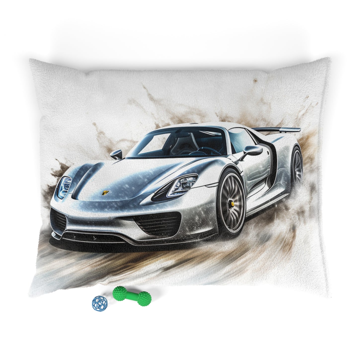 Pet Bed 918 Spyder white background driving fast with water splashing 2