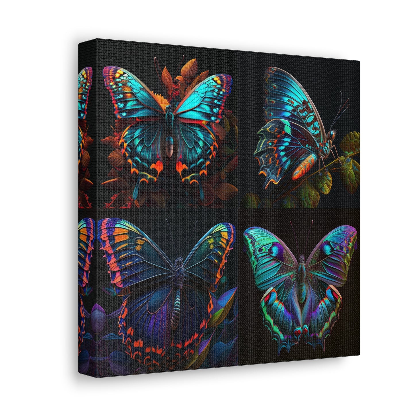 Canvas Gallery Wraps Hue Neon Butterfly 5