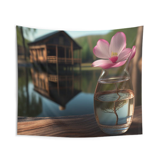 Indoor Wall Tapestries Magnolia in a Glass vase 1