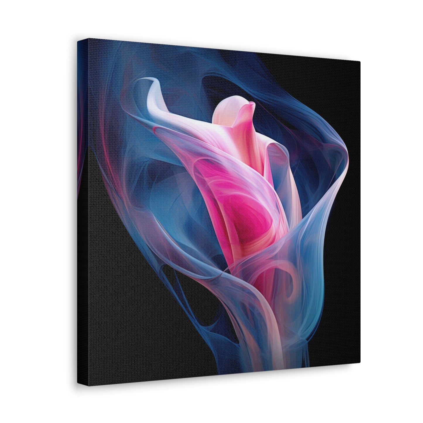 Canvas Gallery Wraps Pink & Blue Tulip Rose 3