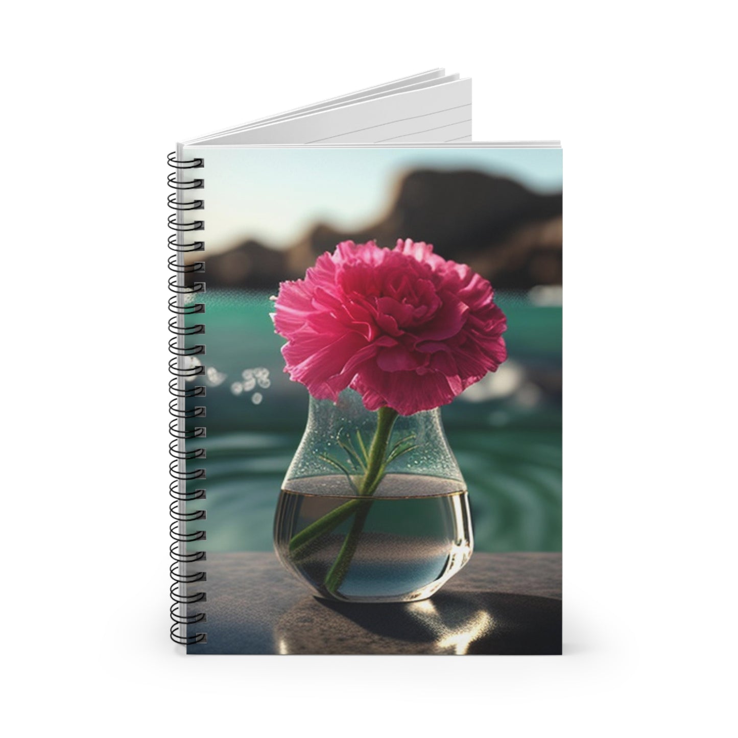 Spiral Notebook - Ruled Line Carnation 4