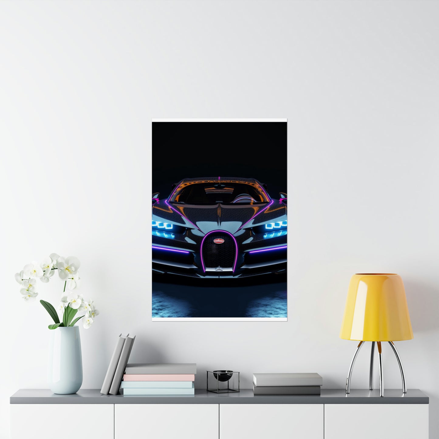 Premium Matte Vertical Posters Hyper Bugatti Chiron 2