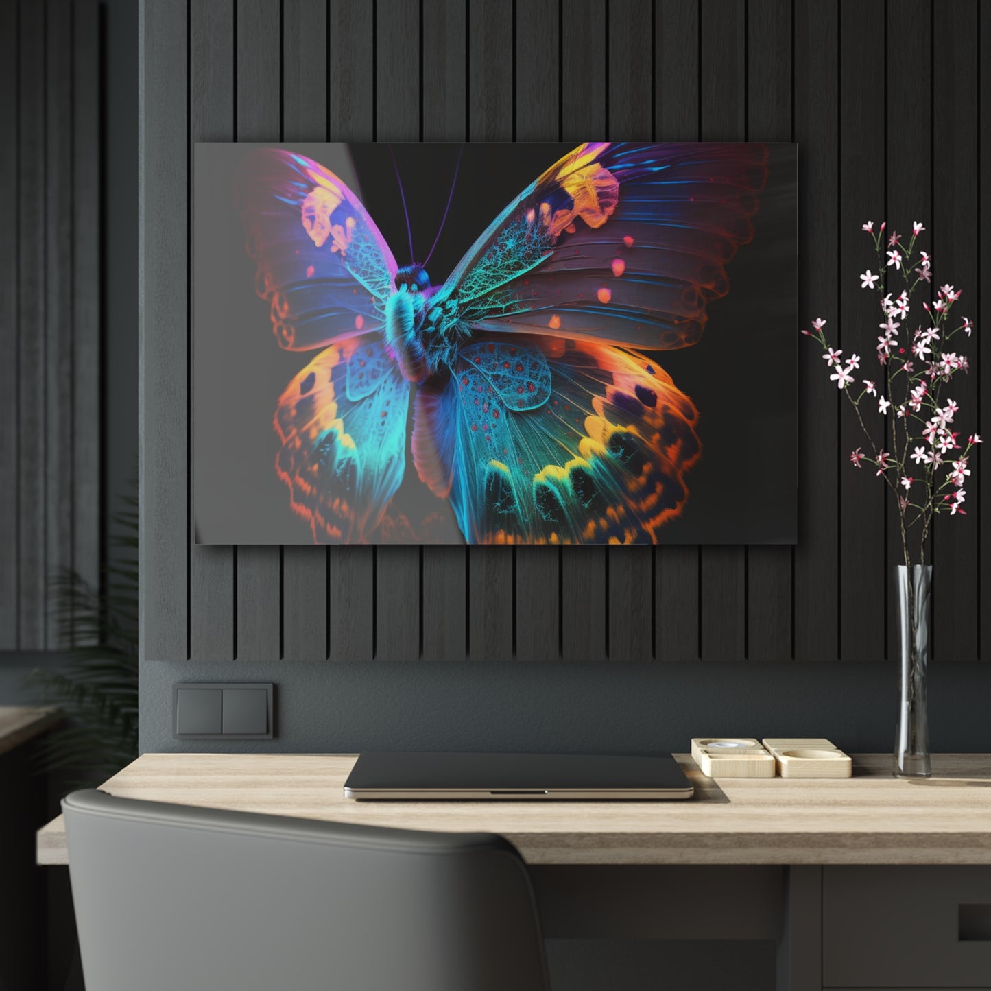 Acrylic Prints Raw Hyper Color Butterfly 4