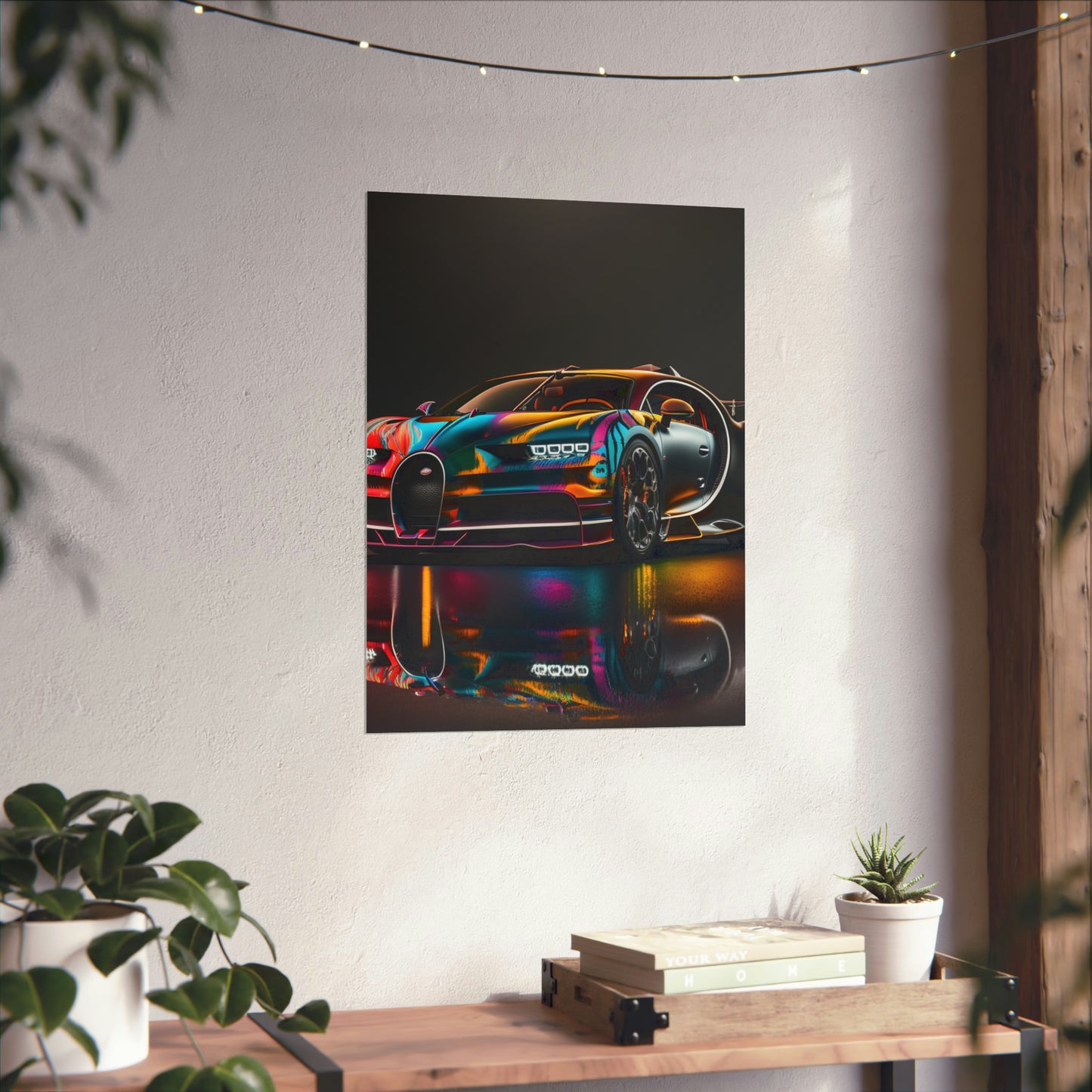 Premium Matte Vertical Posters Bugatti Chiron Super 2