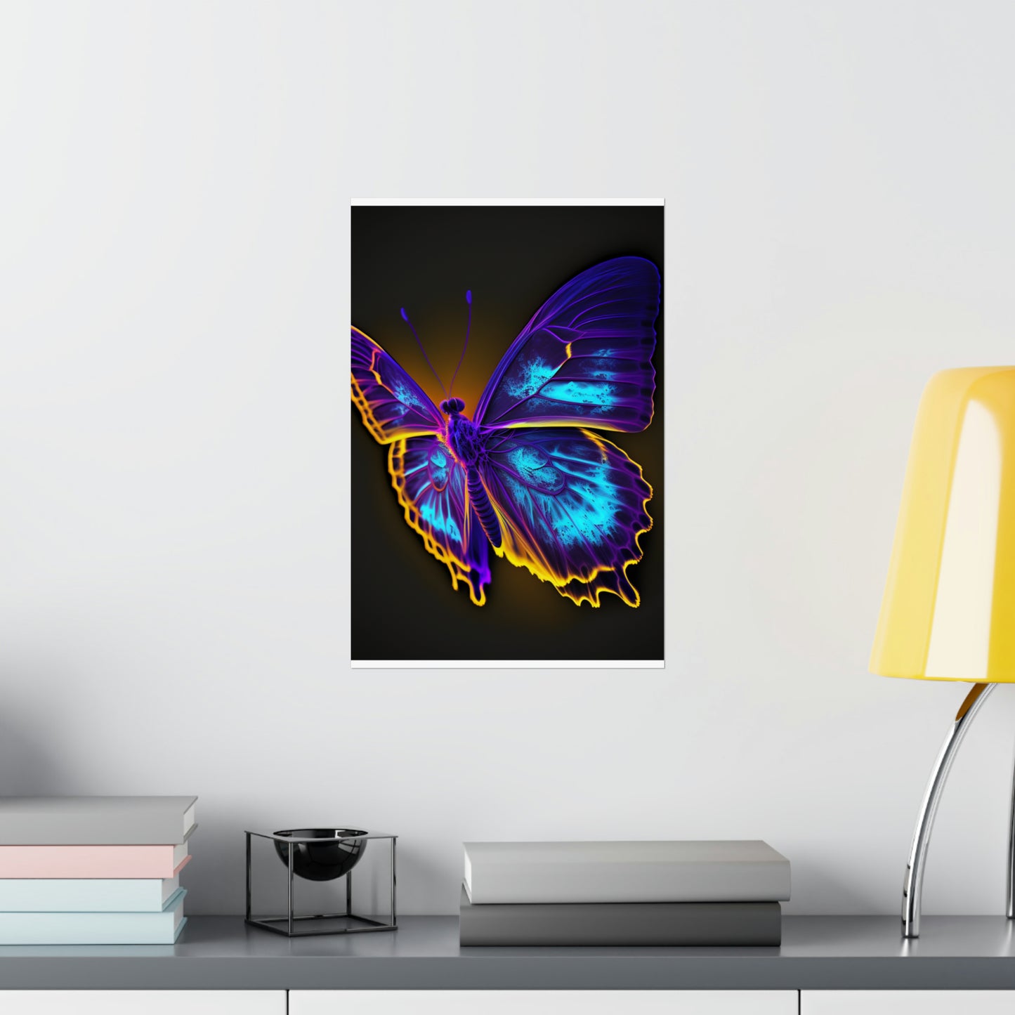 Premium Matte Vertical Posters Thermal Butterfly 4