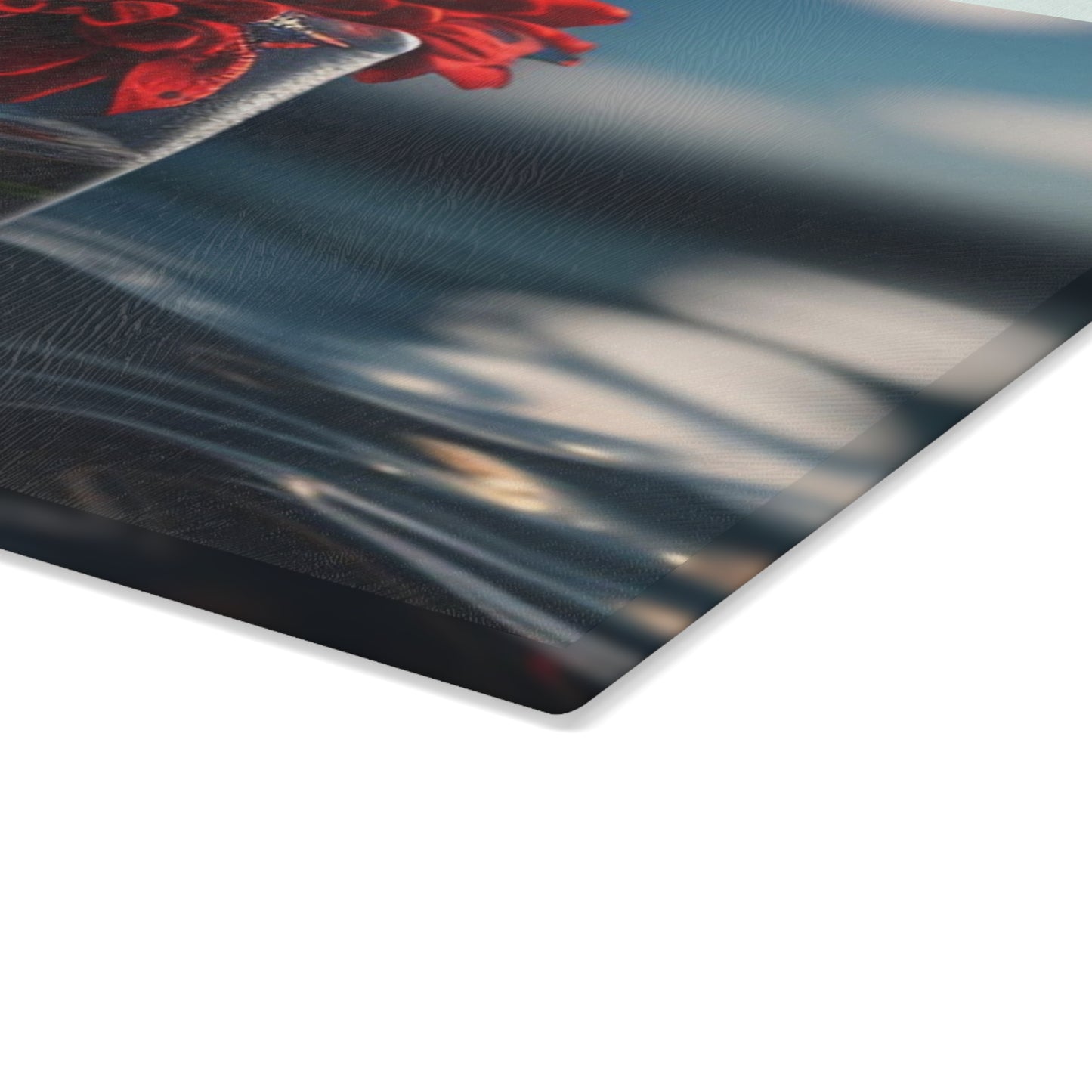 Glass Cutting Board Chrysanthemum 3