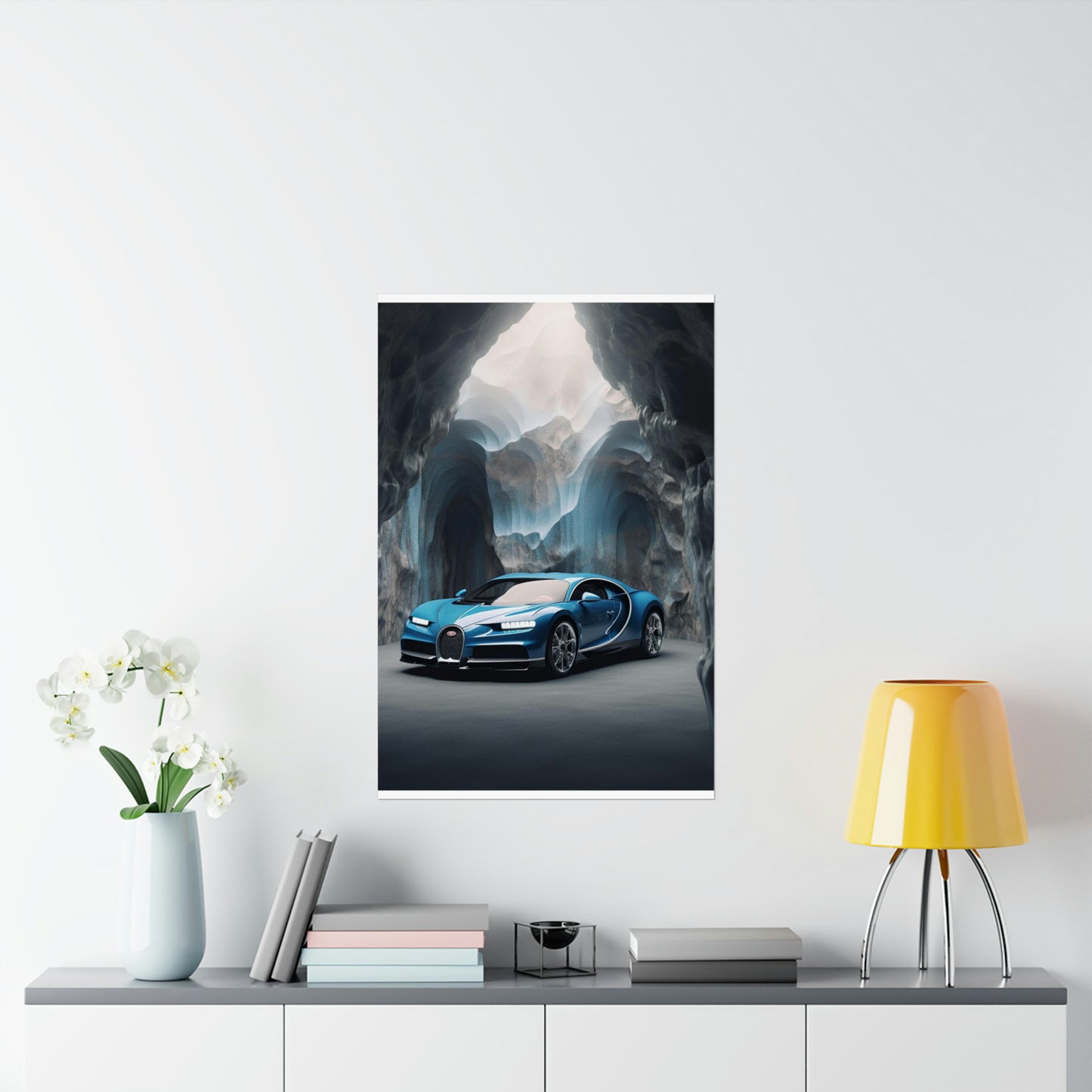 Premium Matte Vertical Posters Bugatti Real Look 2