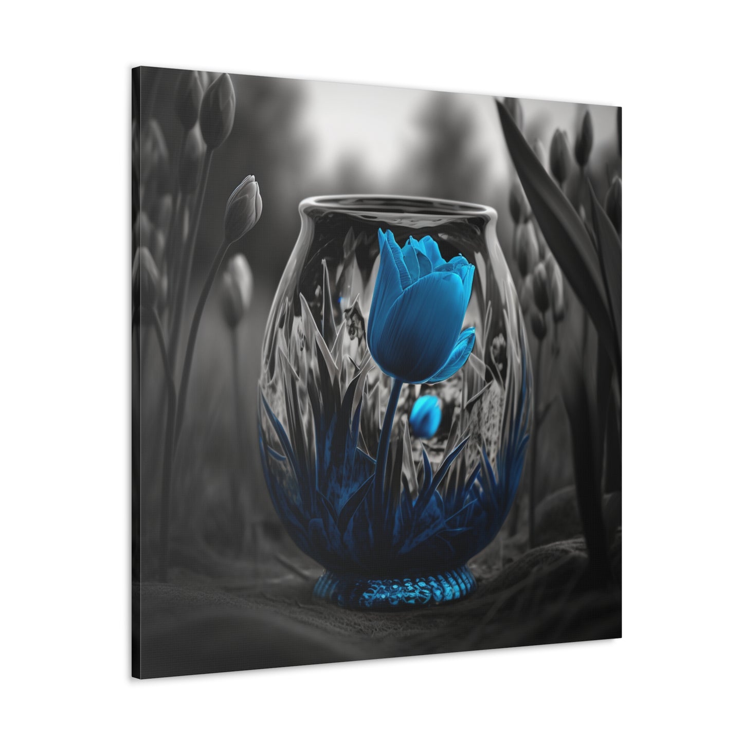 Canvas Gallery Wraps Tulip Blue 6