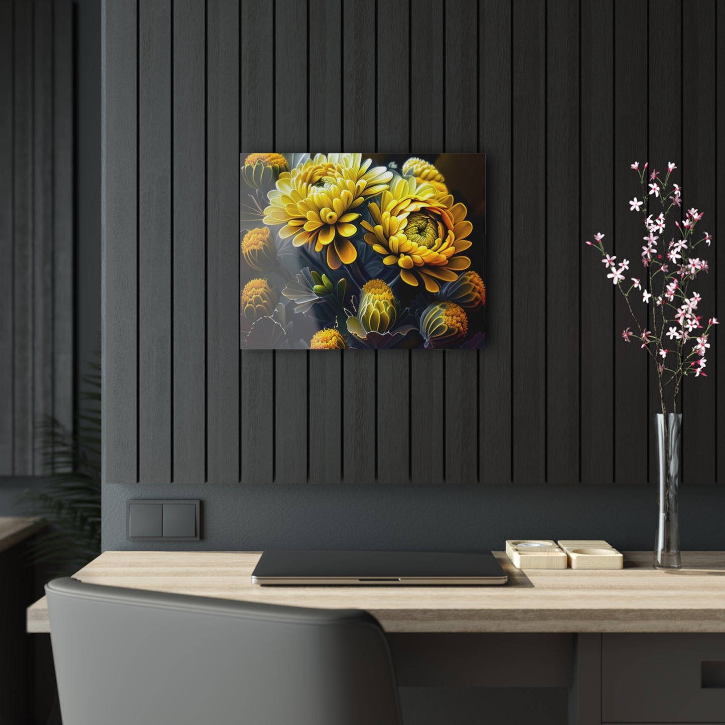 Acrylic Prints Yellow Hermosas Flores Amarillas 4