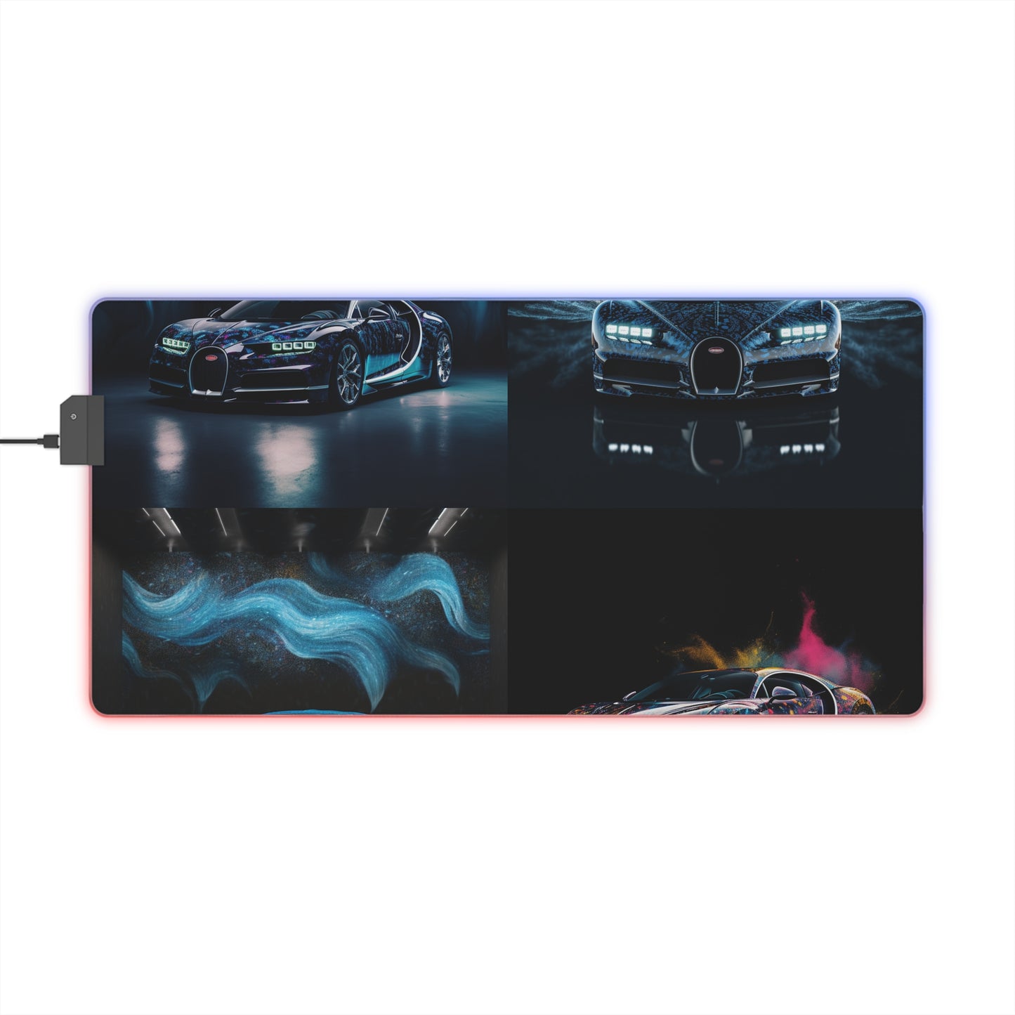 LED Gaming Mouse Pad Hyper Bugatti 5