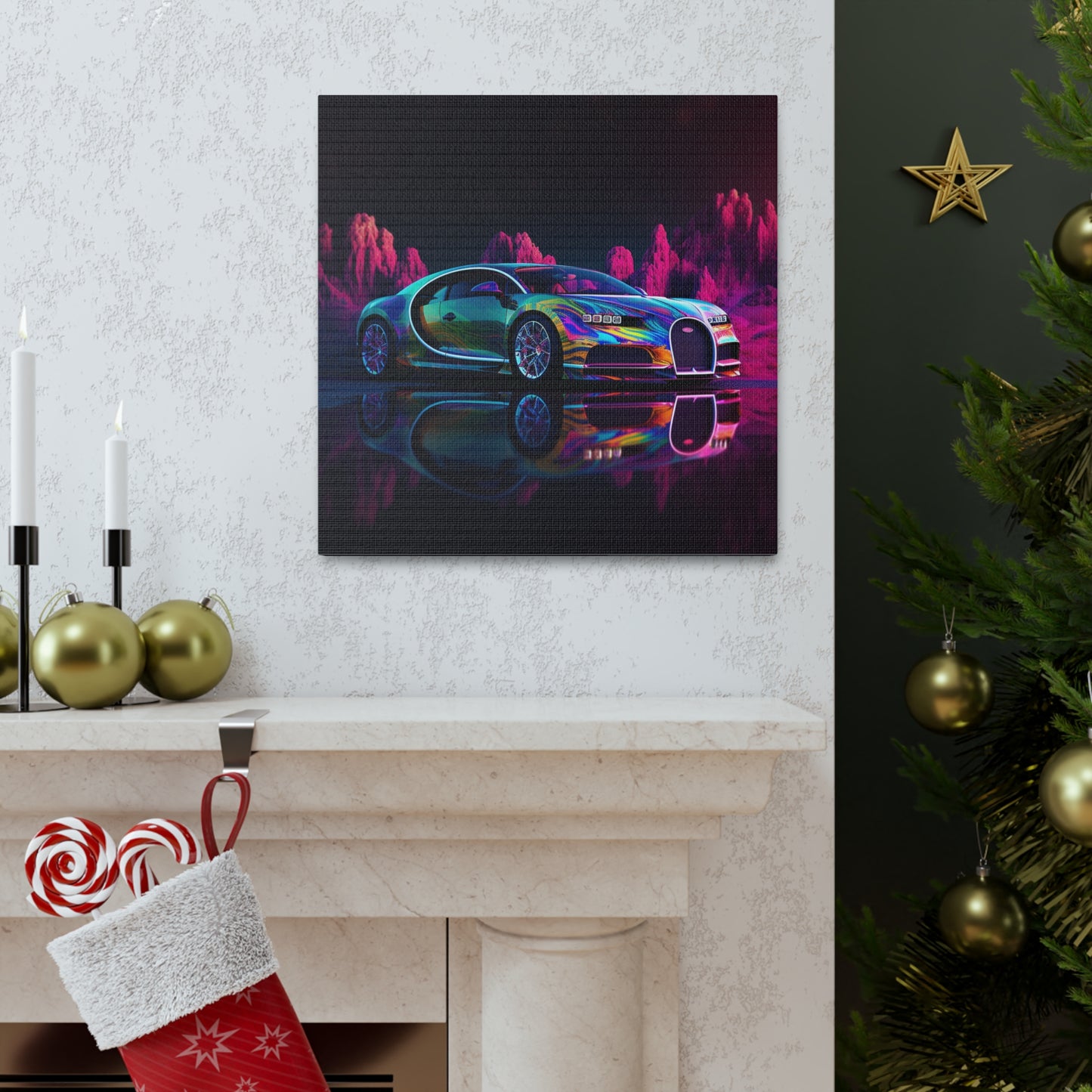 Canvas Gallery Wraps Florescent Bugatti Flair 2