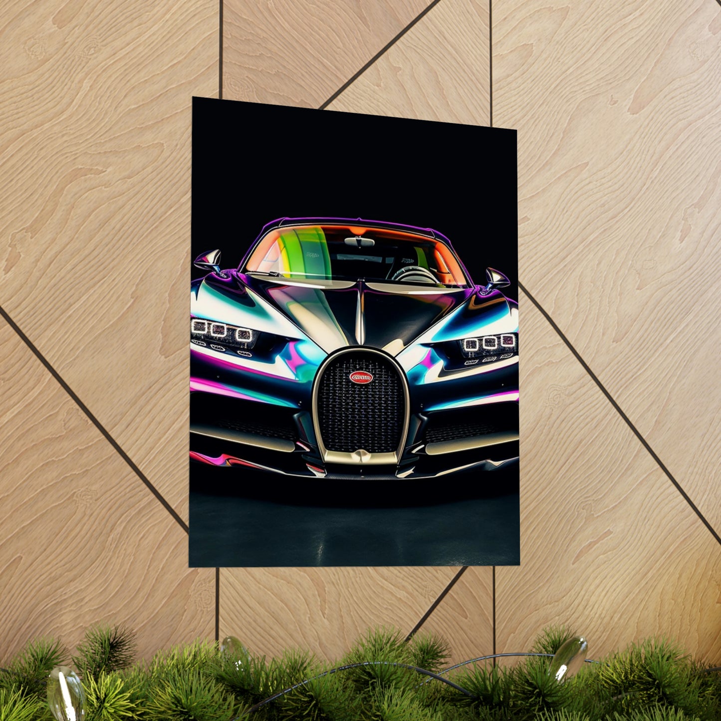 Premium Matte Vertical Posters Hyper Bugatti Chiron 4