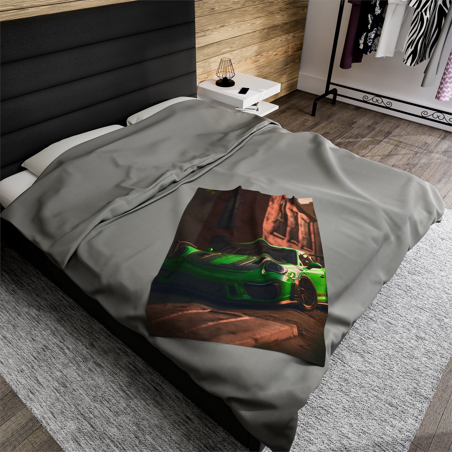 Velveteen Plush Blanket porsche 911 gt3 4