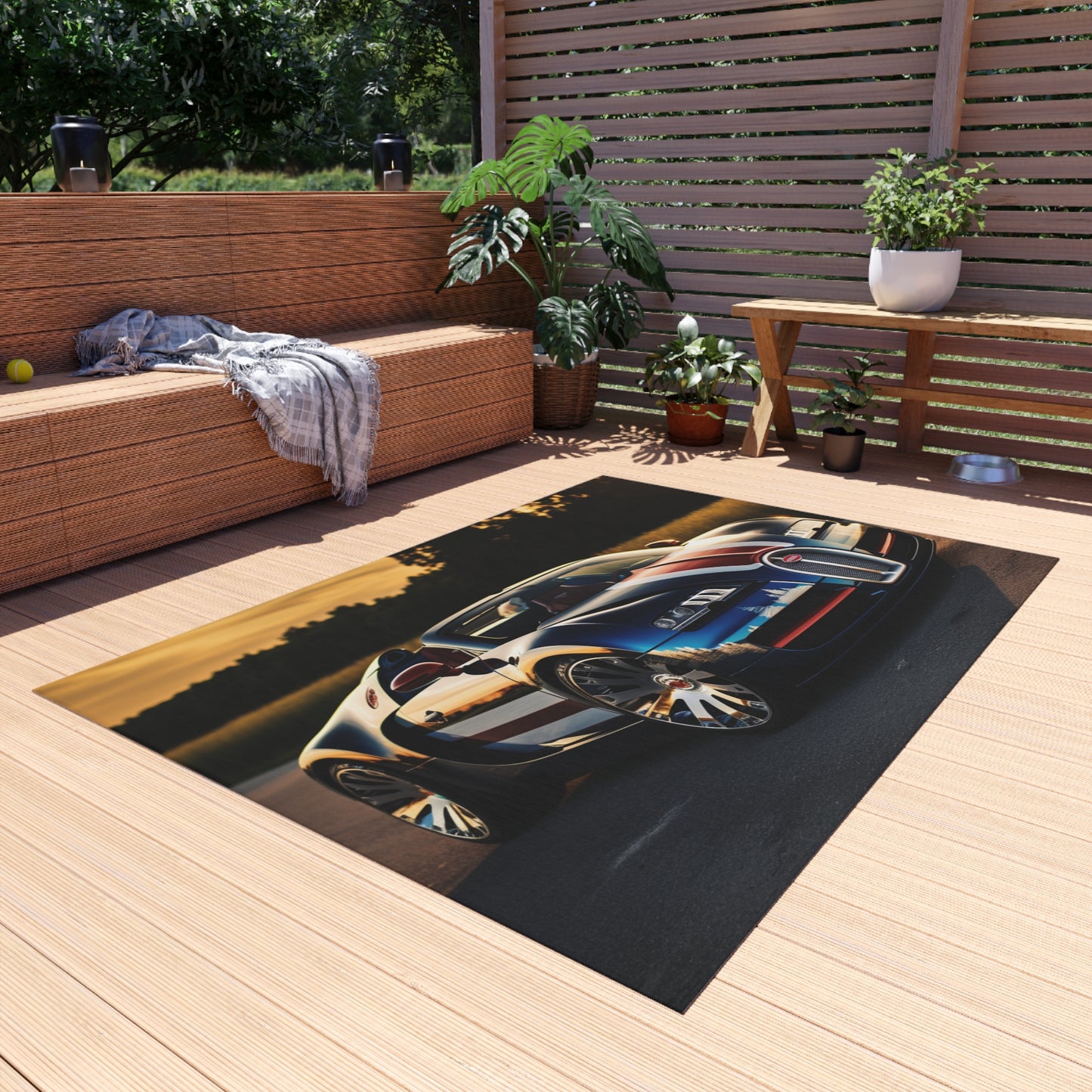 Outdoor Rug  Bugatti Flag American 3