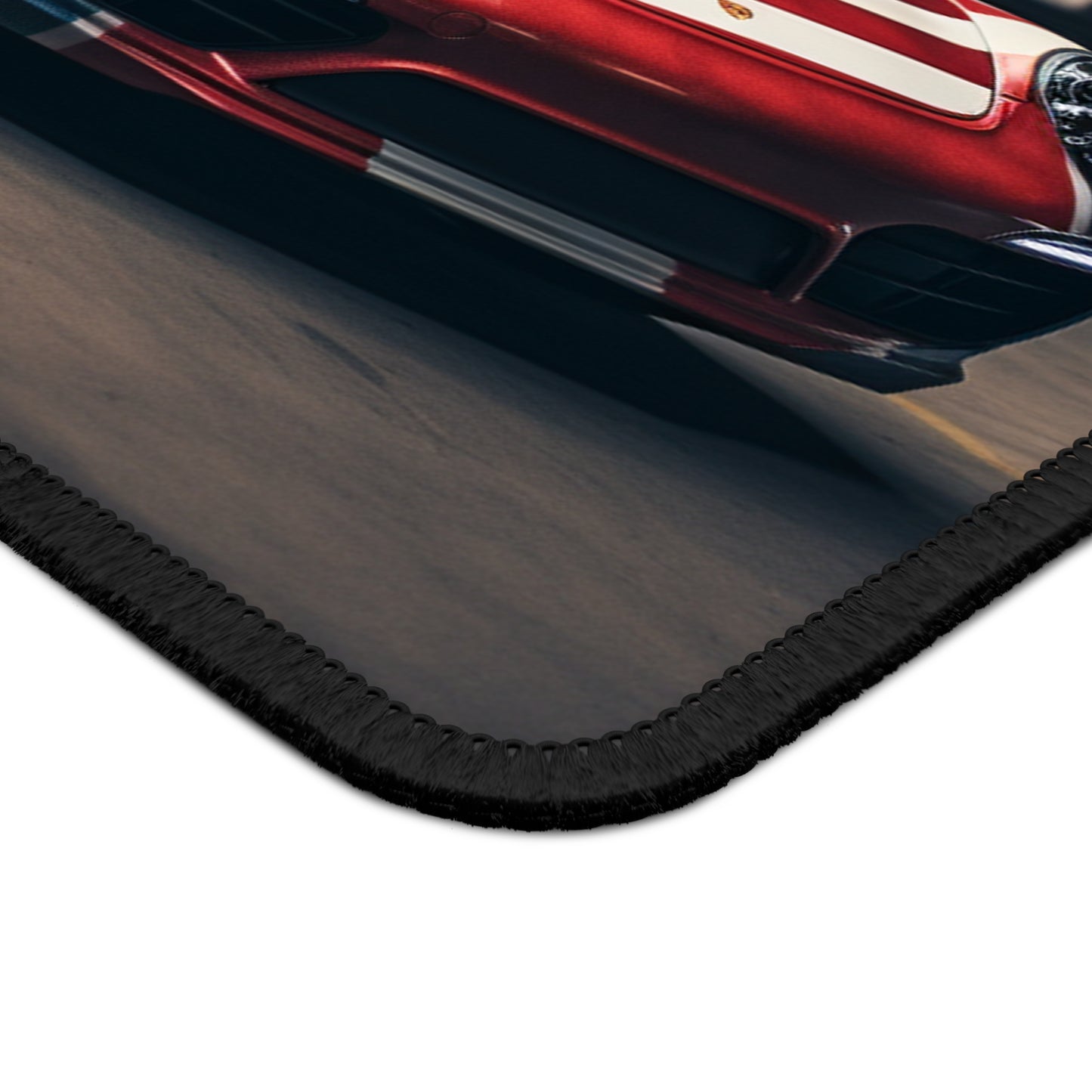 Gaming Mouse Pad  American Flag Porsche 2