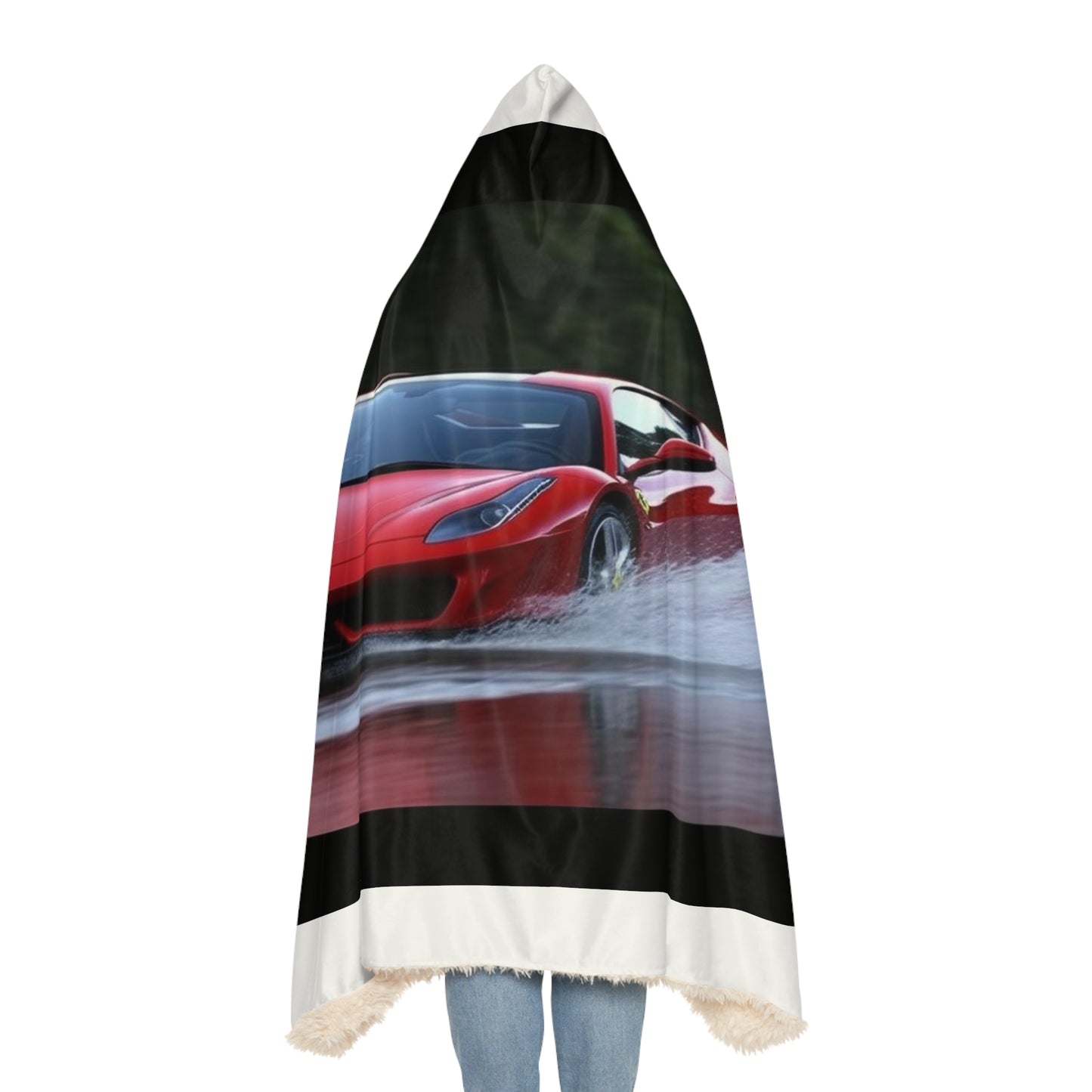 Snuggle Hooded Blanket Water Ferrari Splash 2