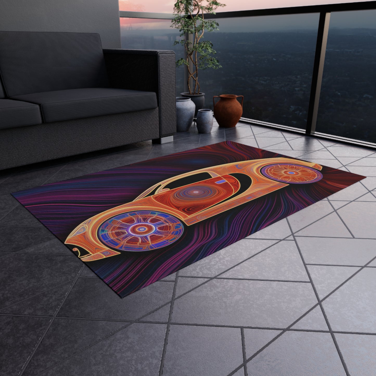 Outdoor Rug  Bugatti Abstract Concept 2